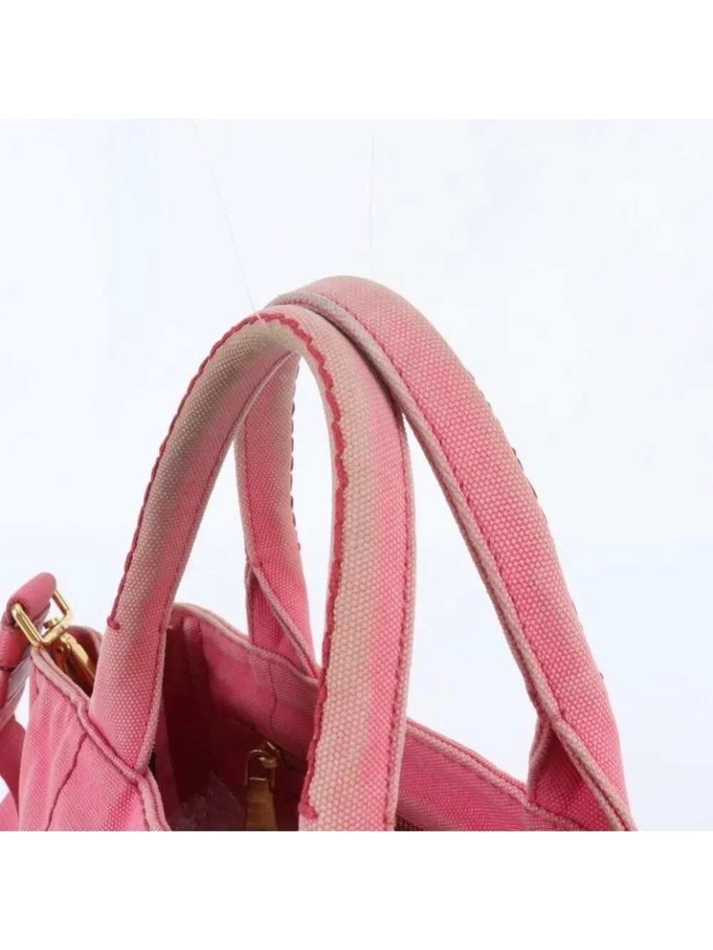 ★SOLD★ Prada Canapa 2-Way Tote Crossbody Shoulder Hand - Picture 2 of 8